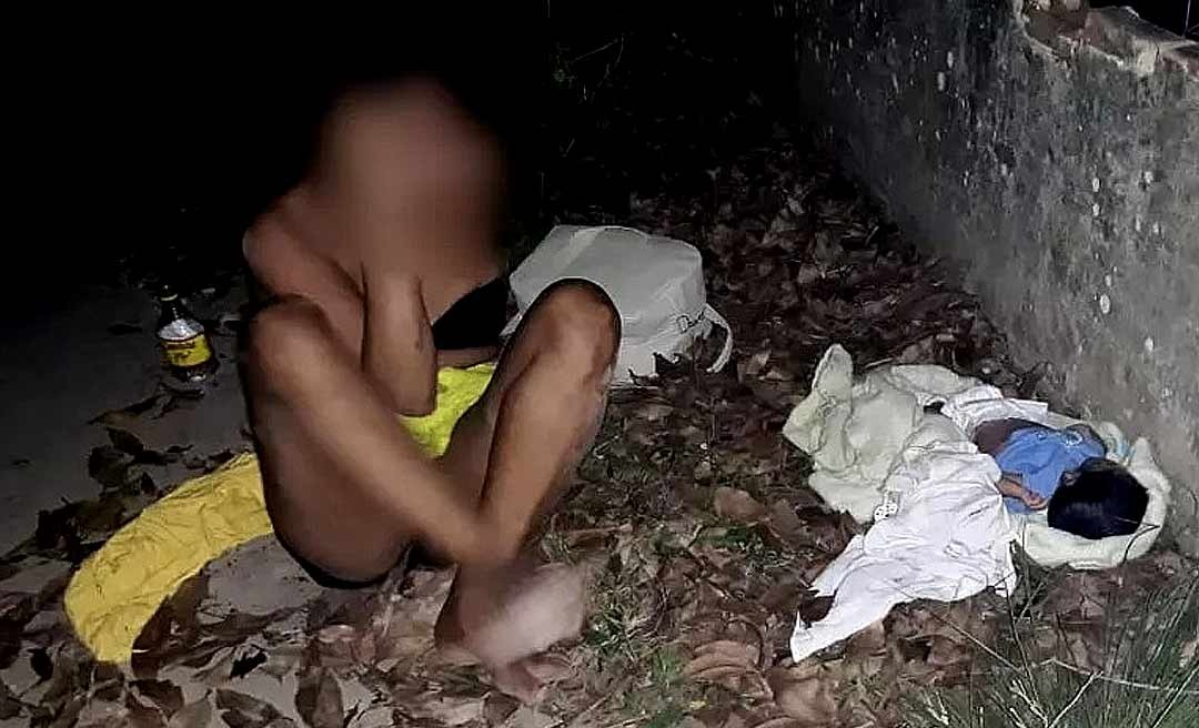 Mulher é presa após deixar filho recém-nascido deitado em rua no município de Tarauacá 